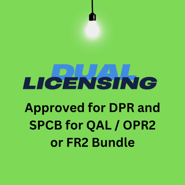 Dual Licensing approved for DPR and SPCB for QAL OPR2 or FR2 Bundle