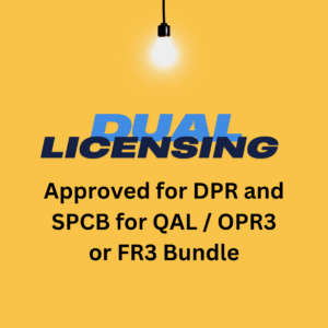 Dual Licensing approved for DPR and SPCB for QAL OPR3 or FR3 Bundle